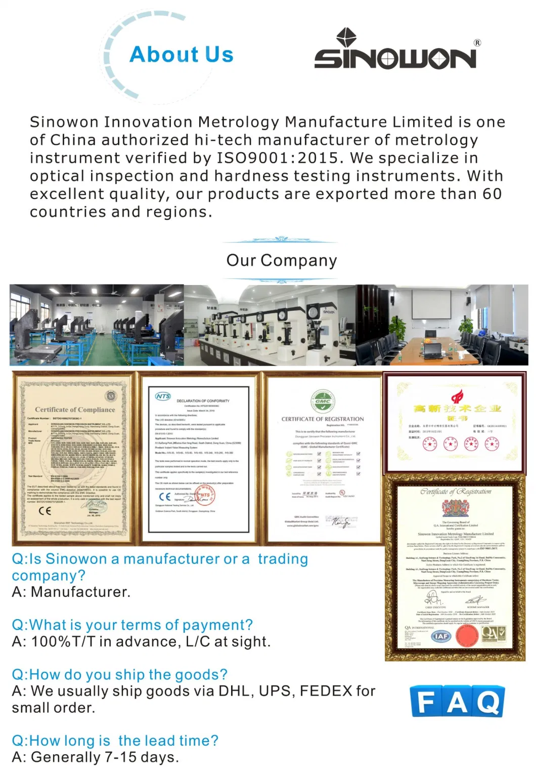 3D Vision and Measuring Machine for Wafers